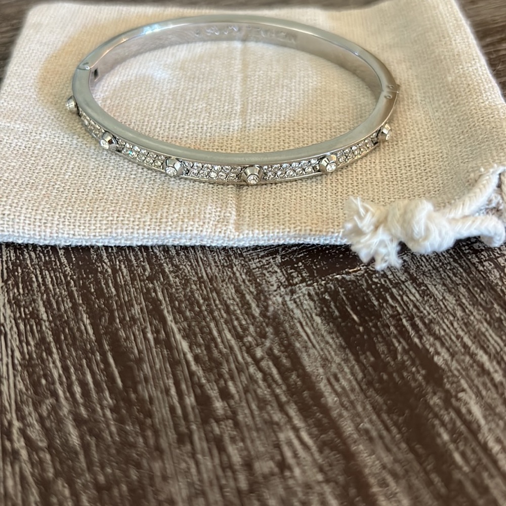 Michael Kors silver and rhinestone bracelet